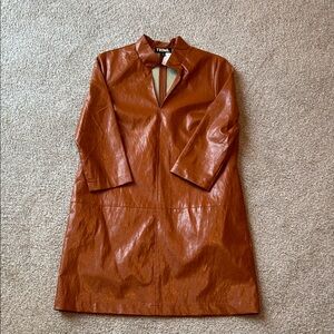 **NWT** THML Women's faux leather dress size small
